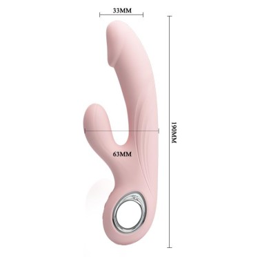 Wibrator łechtaczkowy królik punkt g 7trybów 19cm